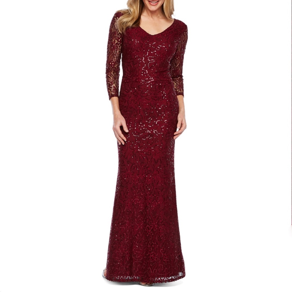 Blu Sage | Burgundy | Formal | Long dress